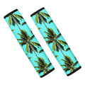 Tropical Palm Tree Pattern Print Car Seat Belt Covers