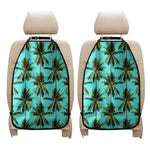 Tropical Palm Tree Pattern Print Car Seat Organizers
