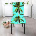 Tropical Palm Tree Pattern Print Dining Chair Slipcover