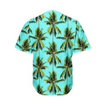 Tropical Palm Tree Pattern Print Men's Baseball Jersey
