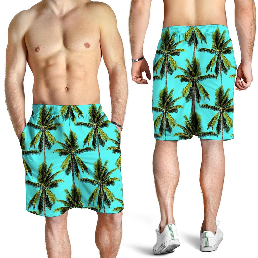 Tropical Palm Tree Pattern Print Men's Shorts
