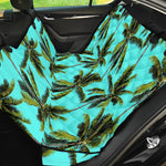 Tropical Palm Tree Pattern Print Pet Car Back Seat Cover
