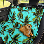 Tropical Palm Tree Pattern Print Pet Car Back Seat Cover