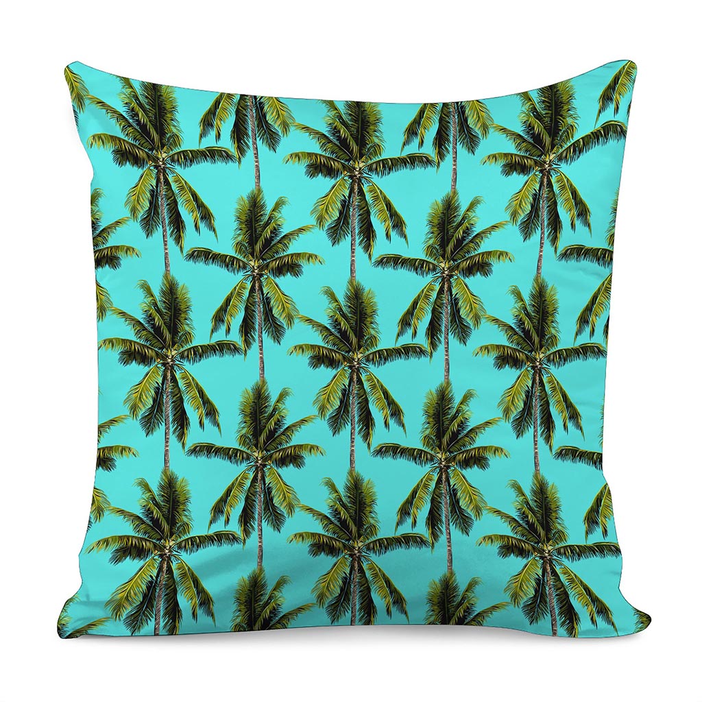 Tropical Palm Tree Pattern Print Pillow Cover