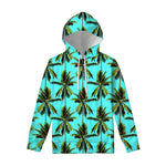 Tropical Palm Tree Pattern Print Pullover Hoodie