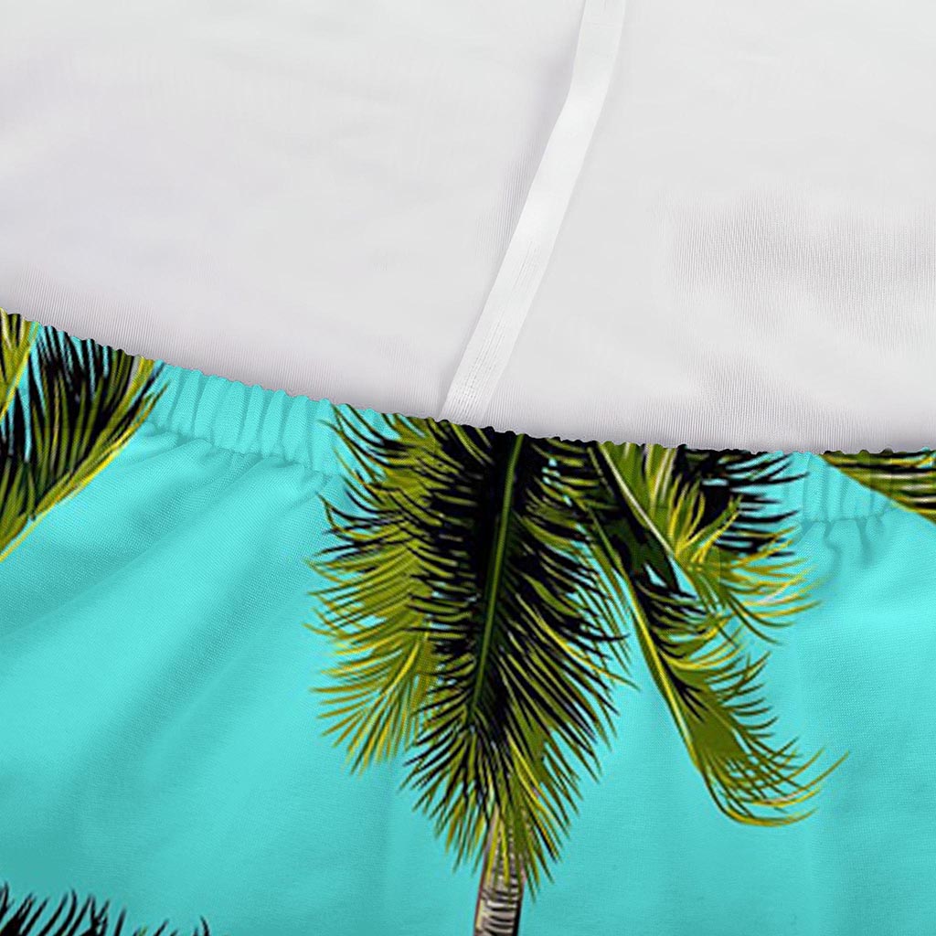 Tropical Palm Tree Pattern Print Sofa Cover