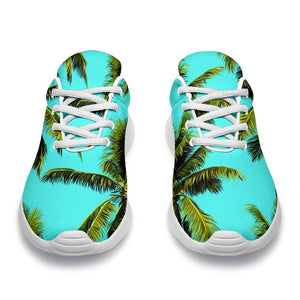 Tropical Palm Tree Pattern Print Sport Shoes GearFrost