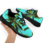 Tropical Palm Tree Pattern Print Sport Shoes GearFrost