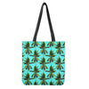 Tropical Palm Tree Pattern Print Tote Bag