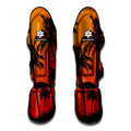 Tropical Palm Tree Sunset Print Muay Thai Shin Guards