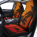 Tropical Palm Tree Sunset Print Universal Fit Car Seat Covers