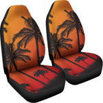 Tropical Palm Tree Sunset Print Universal Fit Car Seat Covers