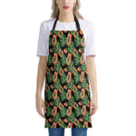 Tropical Papaya Pattern Print Apron