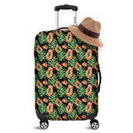 Tropical Papaya Pattern Print Luggage Cover