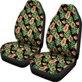 Tropical Papaya Pattern Print Universal Fit Car Seat Covers