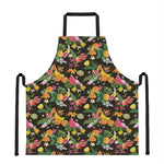 Tropical Paradise Fruits Pattern Print Apron