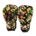 Tropical Paradise Fruits Pattern Print Boxing Gloves
