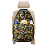 Tropical Paradise Fruits Pattern Print Car Seat Organizers