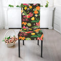 Tropical Paradise Fruits Pattern Print Dining Chair Slipcover