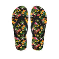 Tropical Paradise Fruits Pattern Print Flip Flops