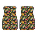 Tropical Paradise Fruits Pattern Print Front Car Floor Mats