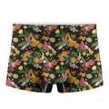 Tropical Paradise Fruits Pattern Print Men's Boxer Briefs