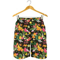 Tropical Paradise Fruits Pattern Print Men's Shorts
