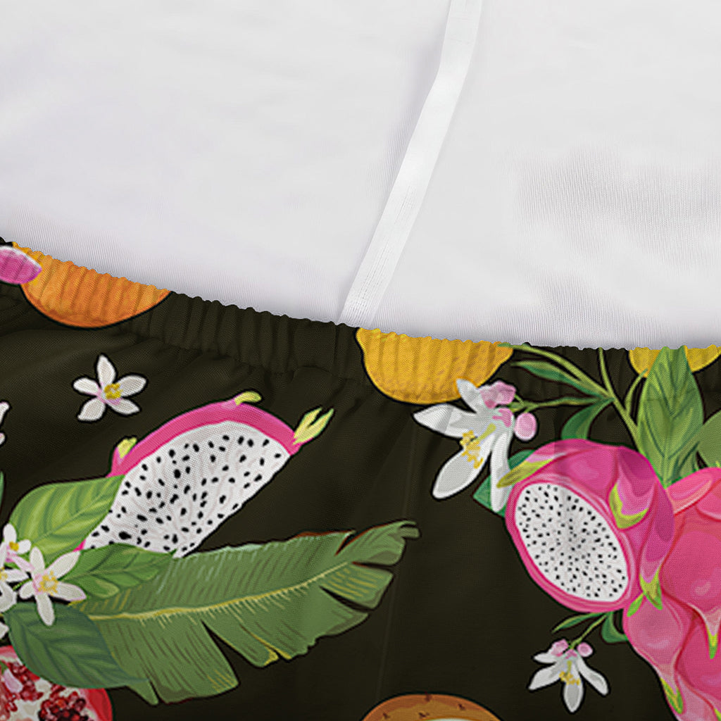 Tropical Paradise Fruits Pattern Print Sofa Cover