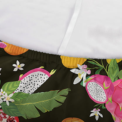 Tropical Paradise Fruits Pattern Print Sofa Cover