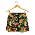 Tropical Paradise Fruits Pattern Print Women's Shorts