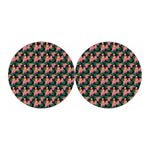 Tropical Parrot Pattern Print Car Coasters