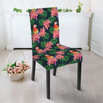 Tropical Parrot Pattern Print Dining Chair Slipcover