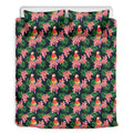 Tropical Parrot Pattern Print Duvet Cover Bedding Set