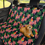 Tropical Parrot Pattern Print Pet Car Back Seat Cover