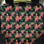 Tropical Parrot Pattern Print Pet Car Back Seat Cover