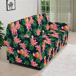 Tropical Parrot Pattern Print Sofa Cover