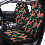 Tropical Parrot Pattern Print Universal Fit Car Seat Covers