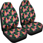 Tropical Parrot Pattern Print Universal Fit Car Seat Covers