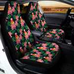 Tropical Parrot Pattern Print Universal Fit Car Seat Covers