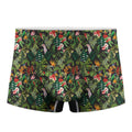 Tropical Patchwork Pattern Print Men's Boxer Briefs
