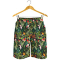 Tropical Patchwork Pattern Print Men's Shorts