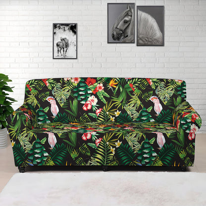 Tropical Patchwork Pattern Print Sofa Cover