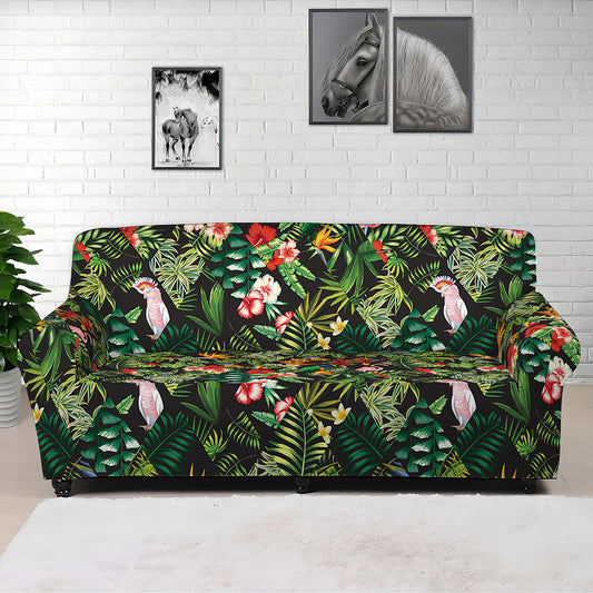 Tropical Patchwork Pattern Print Sofa Cover