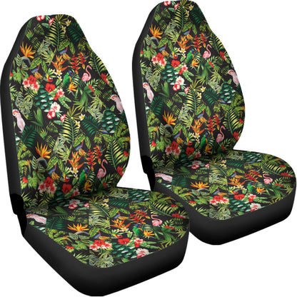 Tropical Patchwork Pattern Print Universal Fit Car Seat Covers