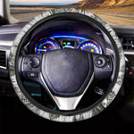 Tropical Pineapple Skull Pattern Print Car Steering Wheel Cover