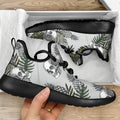 Tropical Pineapple Skull Pattern Print Mesh Knit Shoes