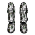 Tropical Pineapple Skull Pattern Print Muay Thai Shin Guards