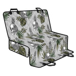 Tropical Pineapple Skull Pattern Print Pet Car Back Seat Cover