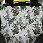 Tropical Pineapple Skull Pattern Print Pet Car Back Seat Cover