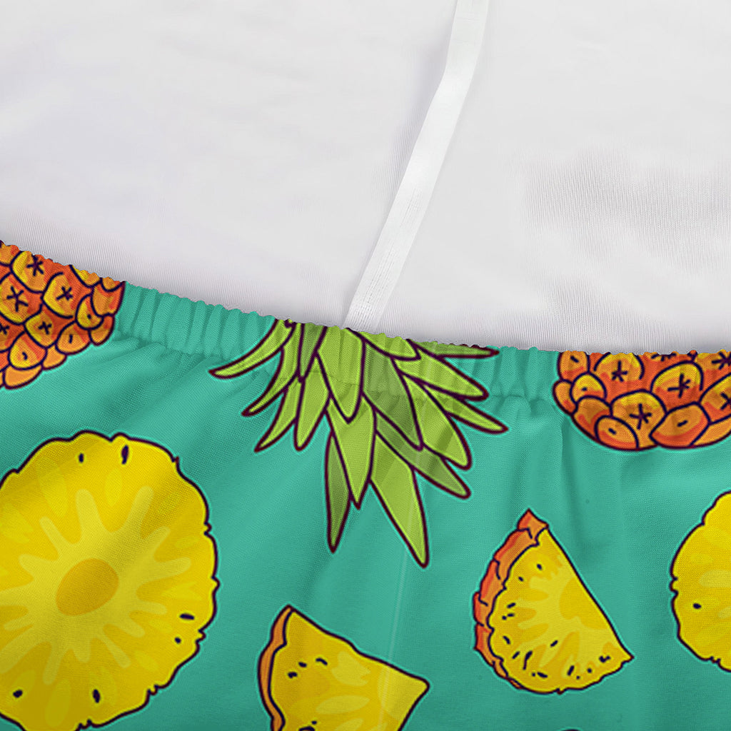 Tropical Pineapples Pattern Print Sofa Cover